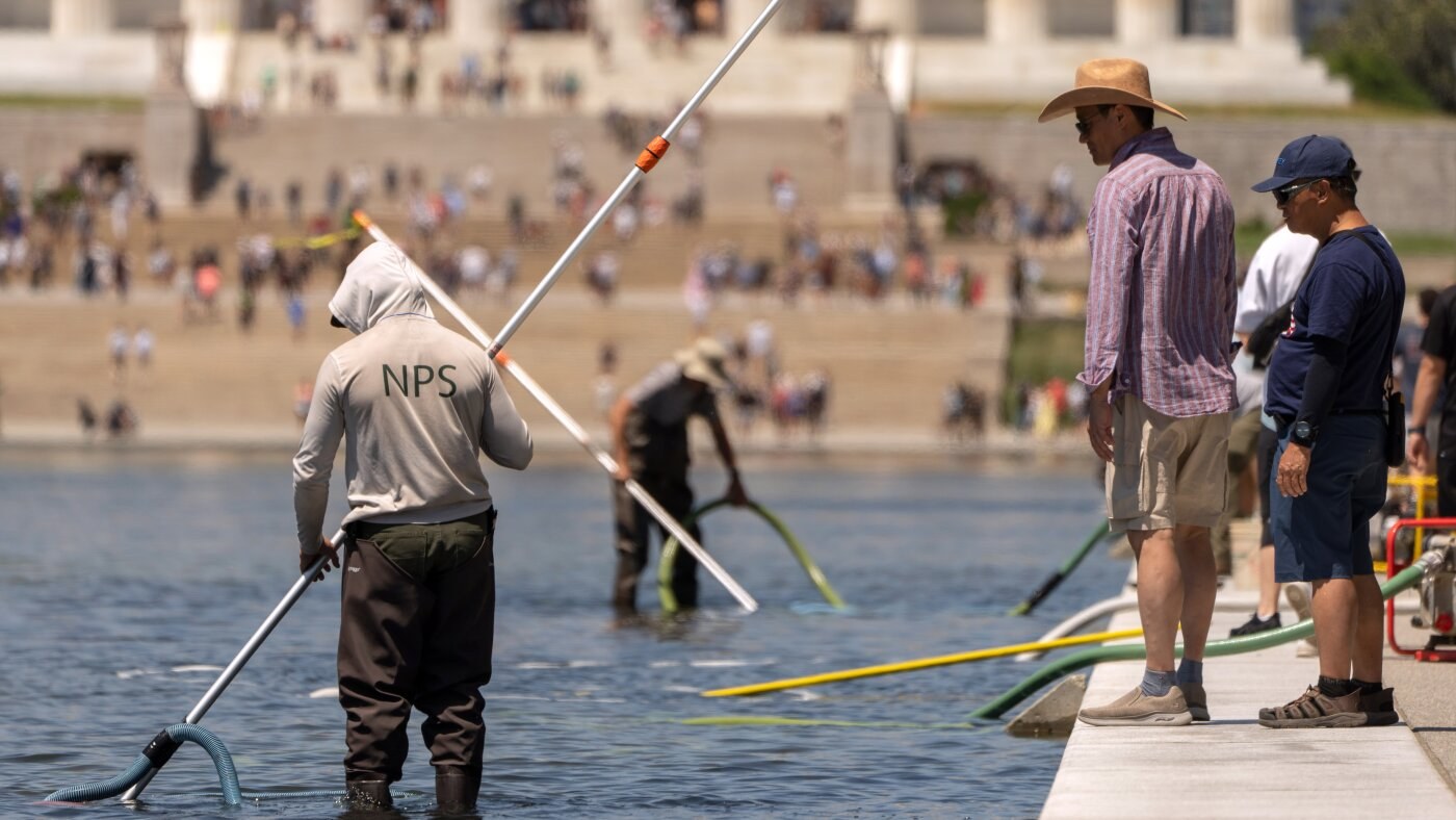 Trump's Reflecting Pool and the vandalism that no one can prove