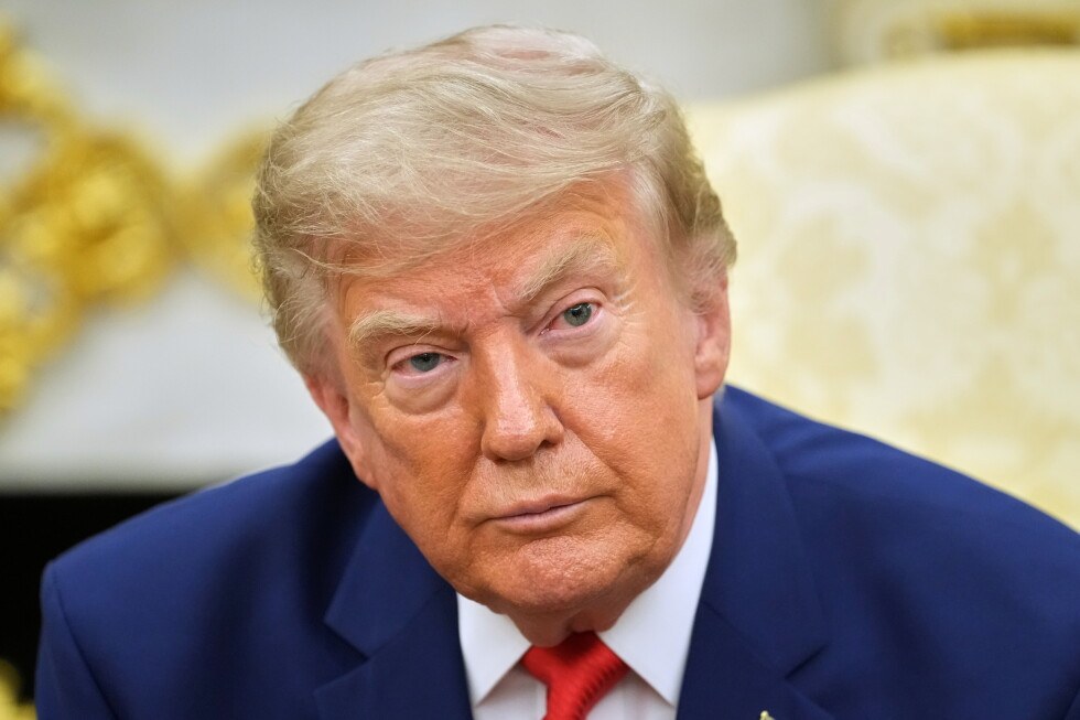 Lebanese President Joseph Aoun listens as he meets with President Donald Trump in the Oval Office at the White House, Tuesday, July 21, 2026, in Washington. (AP Photo/Mark Schiefelbein)